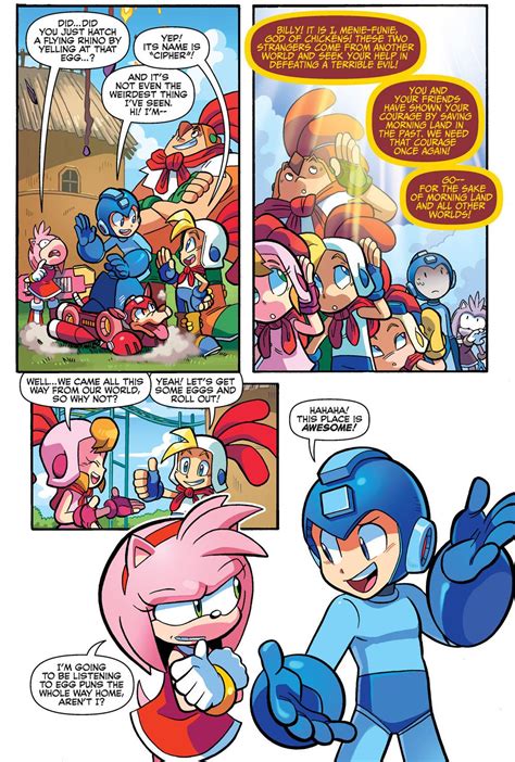 sonic mega man x|sonic and megaman crossover comic.
